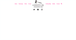 Desktop Screenshot of fashionlawinstitute.com